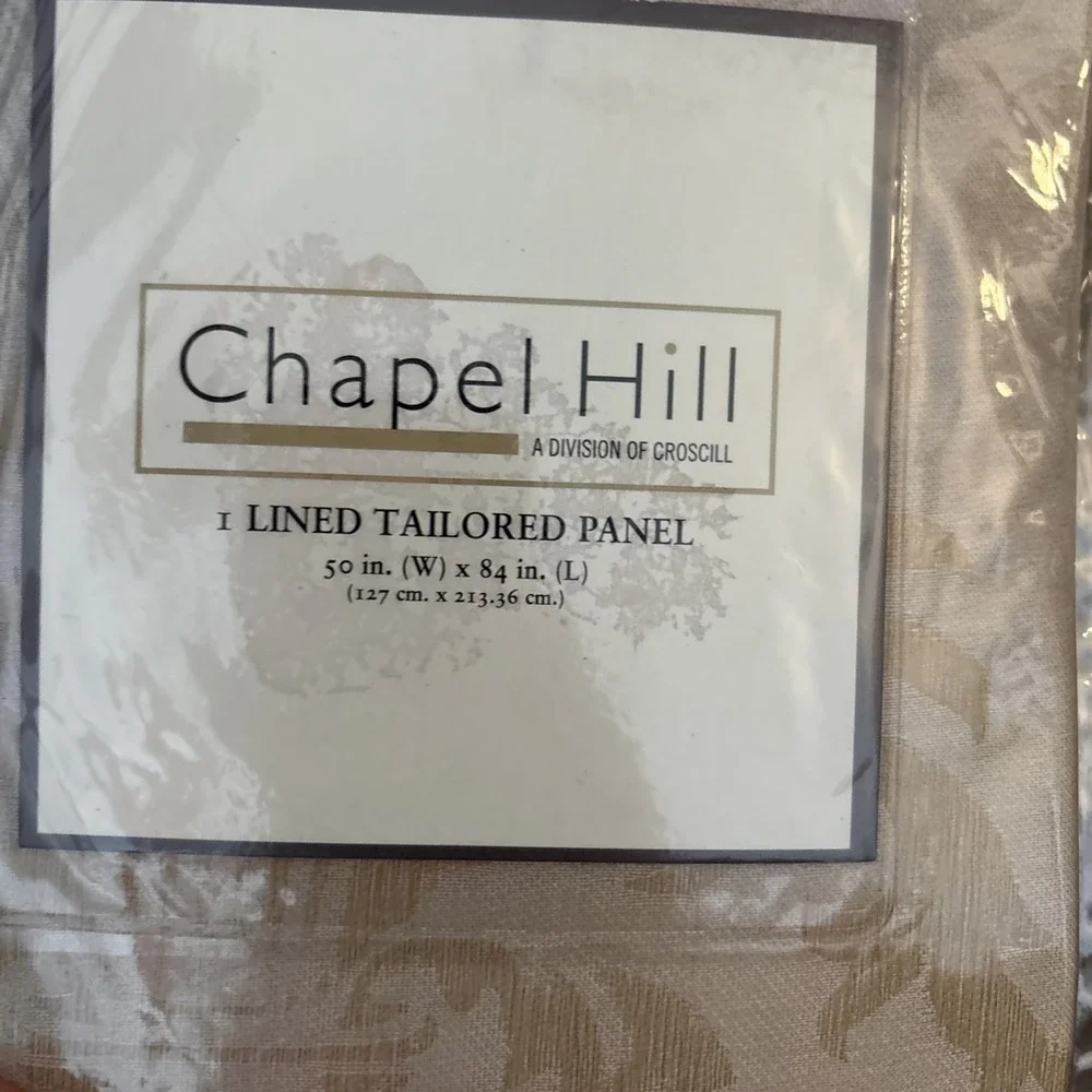 Chapel Hill One (1) Lined Tailored Panel Croscill Aristocrat  50